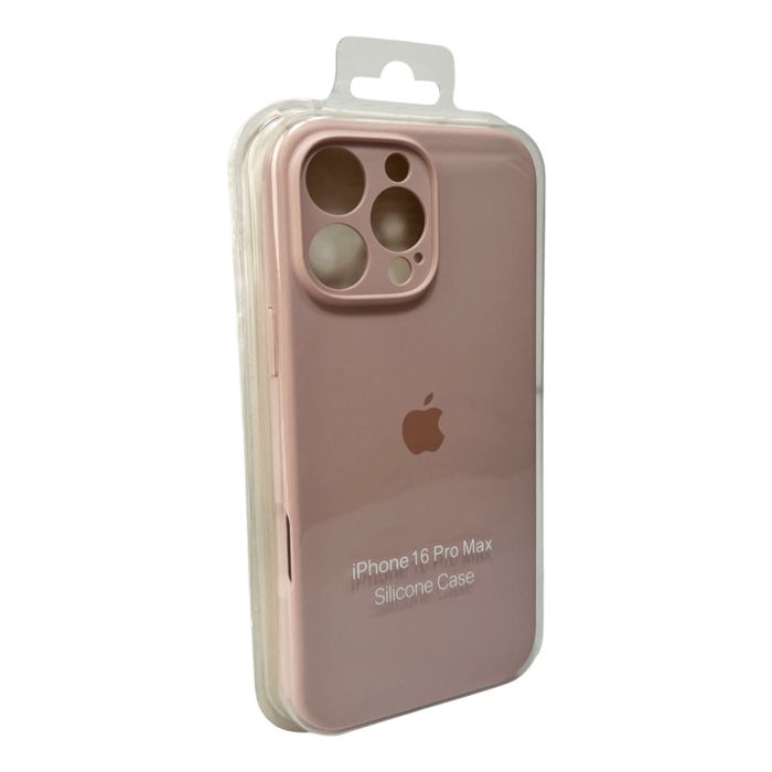 Чохол для смартфона Silicone Full Case AA Camera Protect for Apple iPhone 16 Pro 15,Pink Sand (FullAAi16P-15)