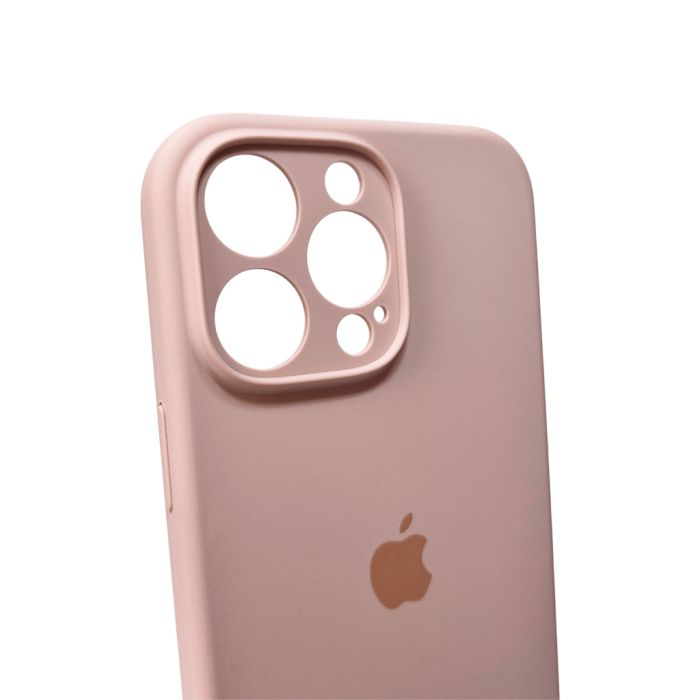 Чохол для смартфона Silicone Full Case AA Camera Protect for Apple iPhone 16 Pro 15,Pink Sand (FullAAi16P-15)