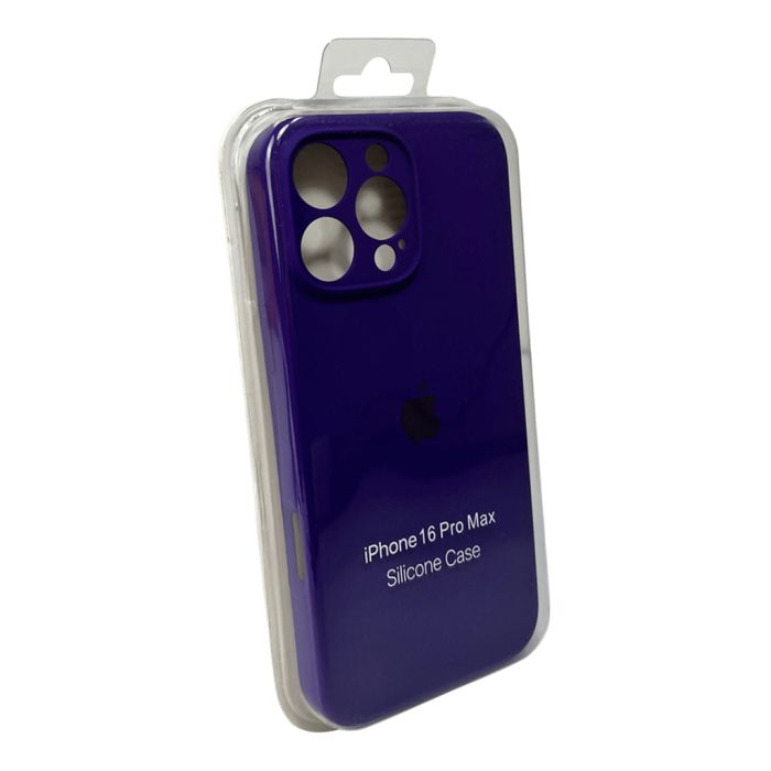 Чохол для смартфона Silicone Full Case AA Camera Protect for Apple iPhone 16 Pro 22,Dark Purple (FullAAi16P-22)