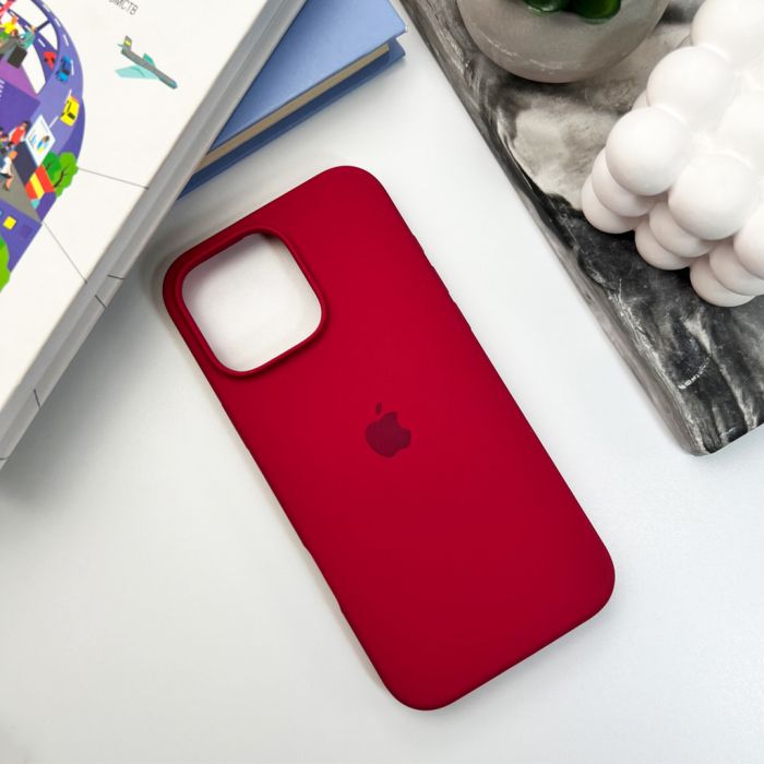Чохол для смартфона Silicone Full Case AA Open Cam for Apple iPhone 16 Pro Max 35,Maroon (FullOpeAAi16PM-35)