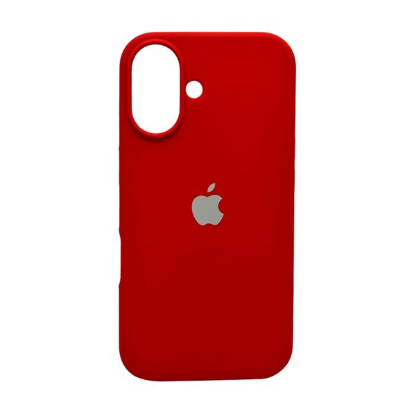 Чохол для смартфона Silicone Full Case AA Open Cam for Apple iPhone 16 21,Rose Red (FullOpenAAi16-21)