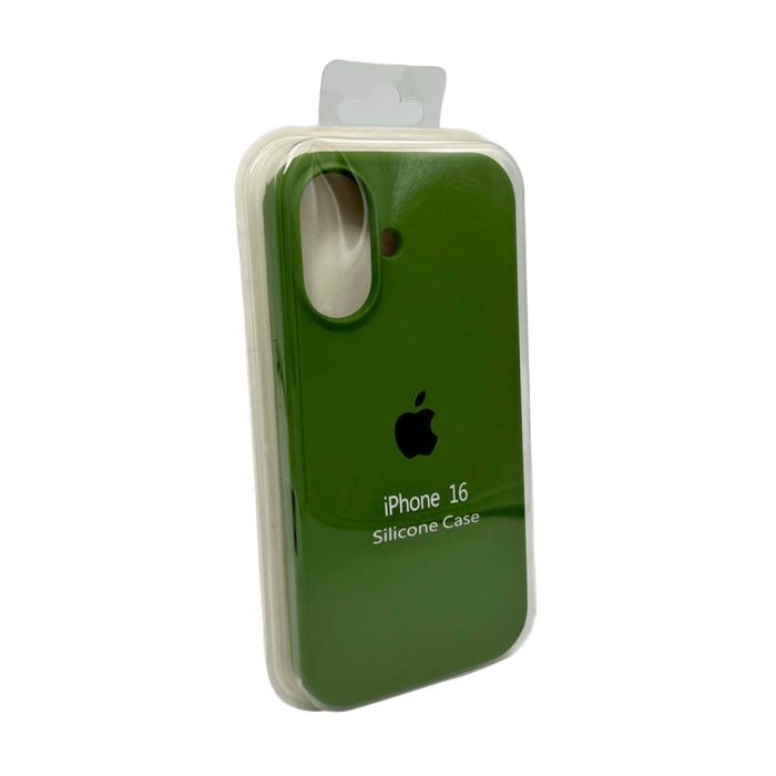 Чохол для смартфона Silicone Full Case AA Open Cam for Apple iPhone 16 29,Army Green (FullOpenAAi16-29)
