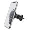 Автотримач для телефона з БЗП HOCO CA85 Ultra-fast magnetic wireless charging car holder Black (6931474745484)