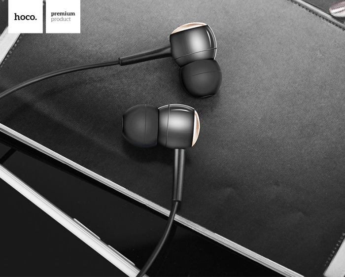Навушники дротові HOCO M19 (3.5mm) Black (6957531054641)