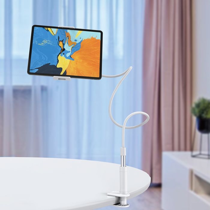 Тримач для телефона HOCO PH24 Balu tablet PC stand Silver+White (6931474719423)