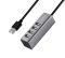 USB-хаб HOCO HB1 4USB Line machine Tarnish (6957531038139)