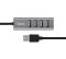 USB-хаб HOCO HB1 4USB Line machine Tarnish (6957531038139)