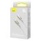 Кабель Baseus Glimmer Series Fast Charging Data Cable Type-C to Type-C 100W 1m White (CADH000702)
