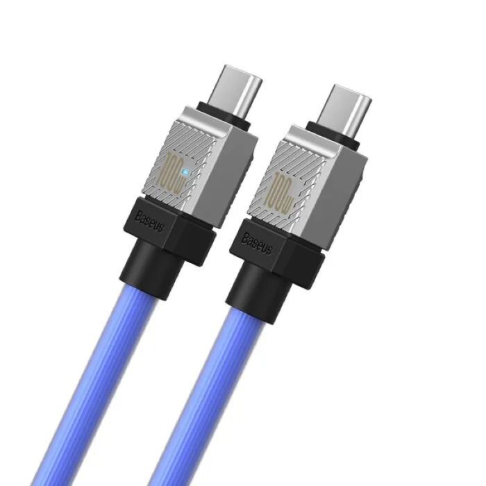 Кабель Baseus CoolPlay Series Fast Charging Cable Type-C to Type-C 100W 1m  Blue (CAKW000203)