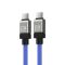 Кабель Baseus CoolPlay Series Fast Charging Cable Type-C to Type-C 100W 1m  Blue (CAKW000203)