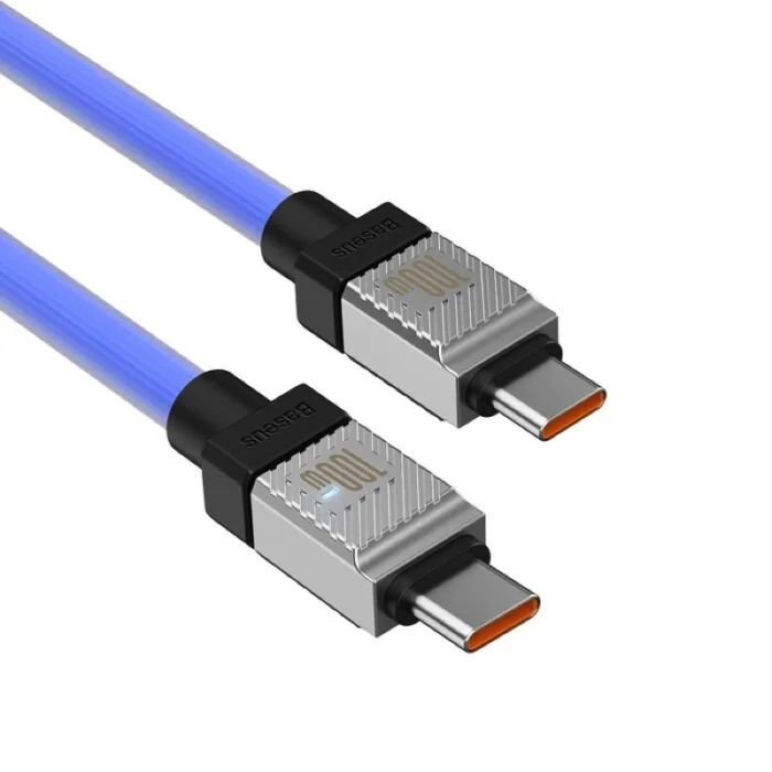 Кабель Baseus CoolPlay Series Fast Charging Cable Type-C to Type-C 100W 1m  Blue (CAKW000203)