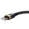Кабель Baseus Cafule Cable USB For Lightning 1.5A 2m Gold+Black (CALKLF-CV1)