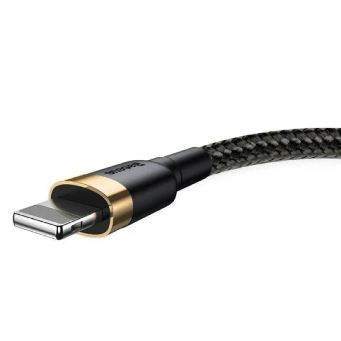 Кабель Baseus Cafule Cable USB For Lightning 1.5A 2m Gold+Black (CALKLF-CV1)