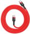 Кабель Baseus Cafule USB Cable Type-C-Type-C 3A 1m Red (CATKLF-G09)
