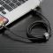 Кабель Baseus Cafule Cable USB For Lightning 2.4A 1m Gold+Black (CALKLF-BV1)