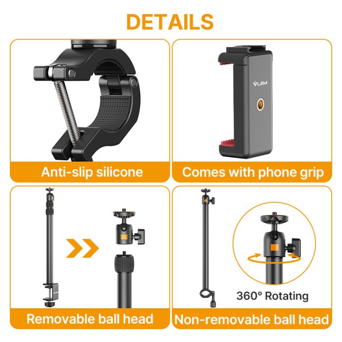 Штатив-тримач Ulanzi Vijim Desktop Extendable Light Stand (UV-2487 LS02) (2487)