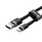 Кабель Baseus Cafule Cable USB For Lightning 1.5A 2m Gray+Black (CALKLF-CG1)