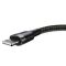 Кабель Baseus Cafule Cable USB For Lightning 1.5A 2m Gray+Black (CALKLF-CG1)