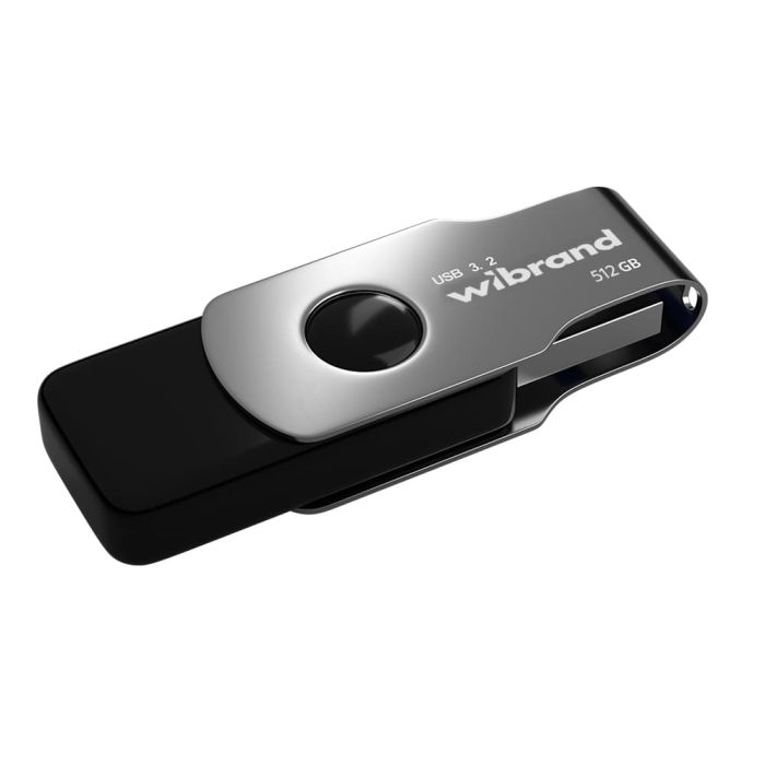Флеш-накопичувач Wibrand USB 3.2 Gen1 Lizard 512GB Black (WI3.2/LI512P9B)