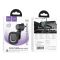 Автотримач для телефона з БЗП HOCO HW30 Crown magnetic wireless charging car holder (air outlet) Black Metal Gray (6942007646925)