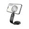 Автотримач для телефона з БЗП HOCO HW29 Totem ring magnetic wireless fast charging car holder (center console) Black Metal Gray (6942007642163)