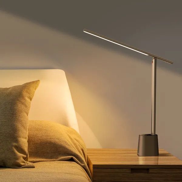 Світильник Baseus Smart Eye Series Charging Folding Reading Desk Lamp (Smart Light ) Gray (DGZG-0G)