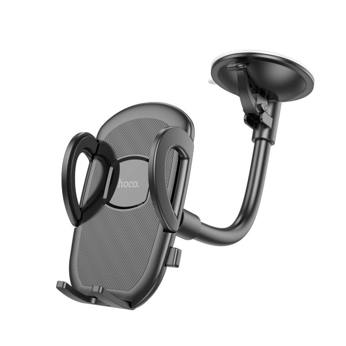 Автотримач для телефона HOCO H10 General car holder(windshield) Black (6931474791580)