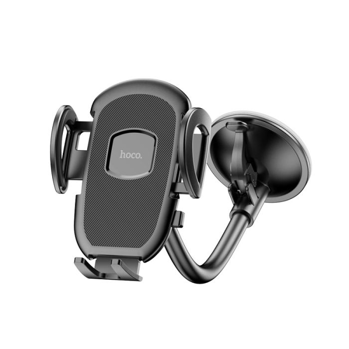 Автотримач для телефона HOCO H10 General car holder(windshield) Black (6931474791580)
