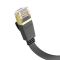 Мережевий кабель HOCO US07 General pure copper flat network cable(L=1M) Black (6931474780683)