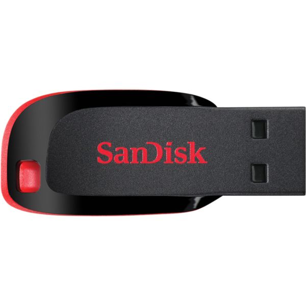 Флеш-накопичувач SanDisk USB 2.0 Cruzer Blade 16Gb Black/Red (SDCZ50-016G-B35)