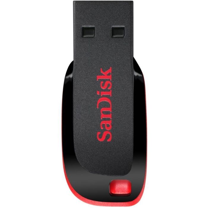 Флеш-накопичувач SanDisk USB 2.0 Cruzer Blade 16Gb Black/Red (SDCZ50-016G-B35)