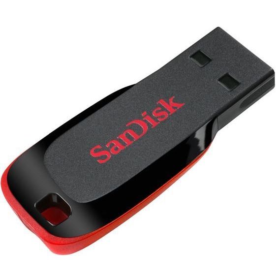 Флеш-накопичувач SanDisk USB 2.0 Cruzer Blade 16Gb Black/Red (SDCZ50-016G-B35)