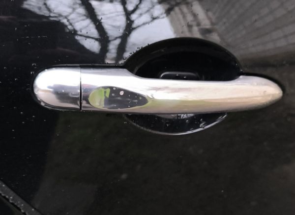 Хромированные Накладки на Ручки (4 шт., Нержавейка) Без чипа, OmsaLine - Итальянская Нержавейка для Renault Fluence 2009-2016 гг