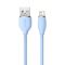 Кабель Baseus Jelly Liquid Silica Gel Fast Charging Data Cable USB to iP 2.4A 2m Blue (CAGD000103)
