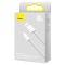 Кабель Baseus Dynamic Series Fast Charging Data Cable USB to Type-C 100W 1m White (CALD000602)