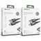 Кабель ACEFAST C1-04 USB to Type-C 3A, 1.2m, nylon aluminum connectors, Black (6974316280545)