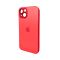 Чохол для смартфона AG Glass Matt Frame Color Logo for Apple iPhone 14 Coke Red (AGMattFrameiP14Red)