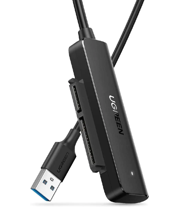 Зовнішня кишеня для накопичувача UGREEN CM321 USB-A to 2.5-Inch SATA Converter 50cm (UGR-70609) (UGR-70609)