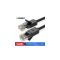 Мережевий кабель UGREEN NW102 Cat 6 U/UTP Lan Flat Cable 5m (Black)(UGR-50176) (UGR-50176)