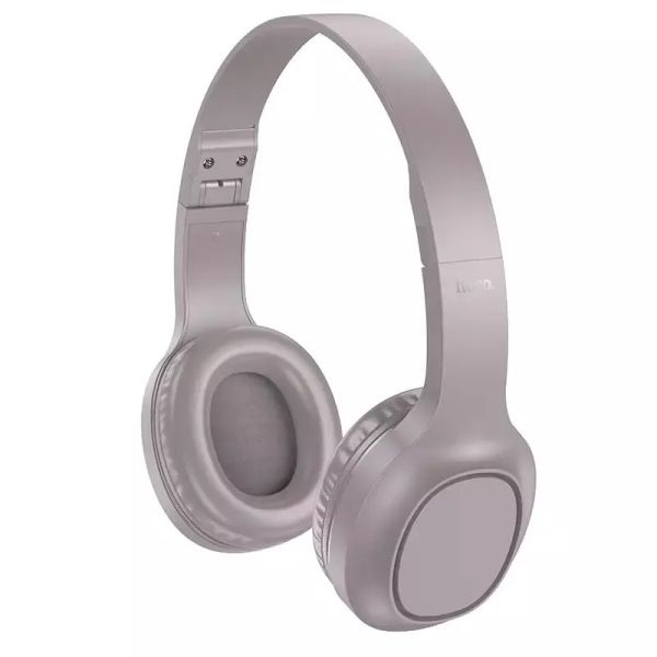 Бездротові накладні навушники HOCO W46 Charm BT headset Brown (6942007601726)
