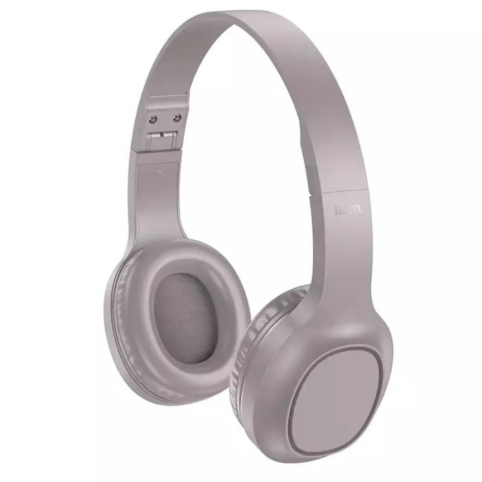 Бездротові накладні навушники HOCO W46 Charm BT headset Brown (6942007601726)