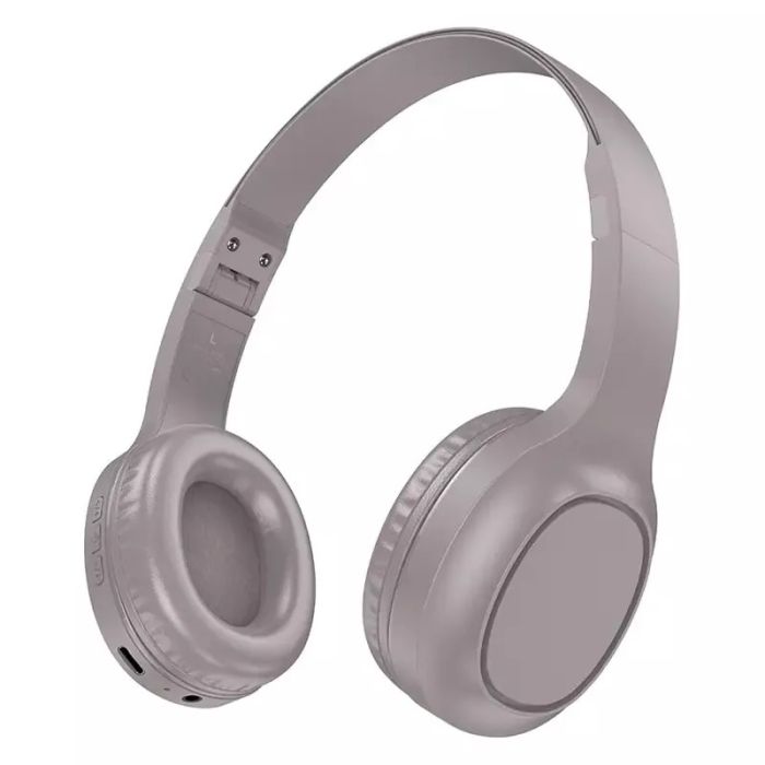 Бездротові накладні навушники HOCO W46 Charm BT headset Brown (6942007601726)