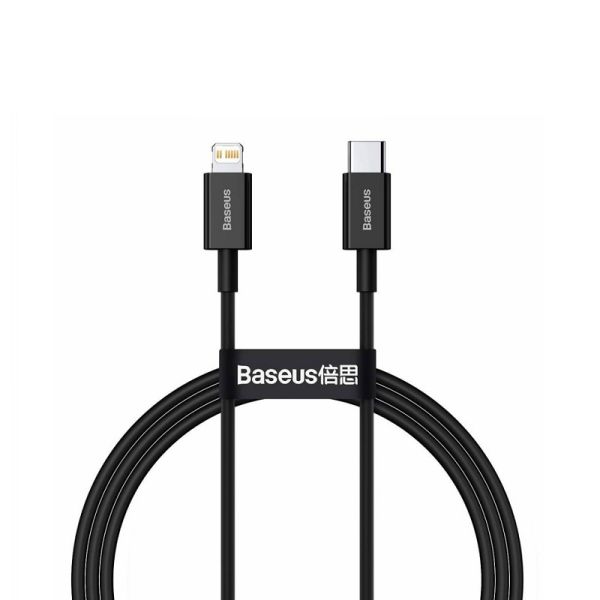 Кабель Baseus Superior Series Type-C to IP PD 20W 2m Black (CATLYS-C01)