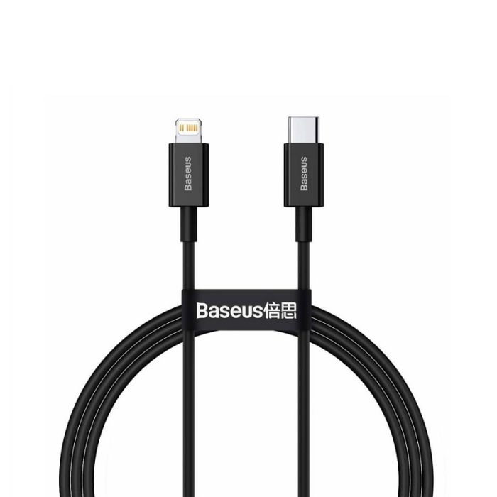 Кабель Baseus Superior Series Type-C to IP PD 20W 2m Black (CATLYS-C01)