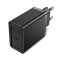 Мережевий зарядний пристрій Vention 1-port USB-C Wall Charger(20W) EU-Plug Black (FADB0-EU) (FADB0-EU)