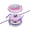 Кабель Baseus Bright Mirror 2 Series Retractable 3-in-1 Fast Charging  Data Cable USB to M+L+C 3.5A 1.1m Purple (CAMJ010005)