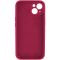 Чохол для смартфона Silicone Full Case AA Camera Protect for Apple iPhone 14 35,Maroon (FullAAi14-35)