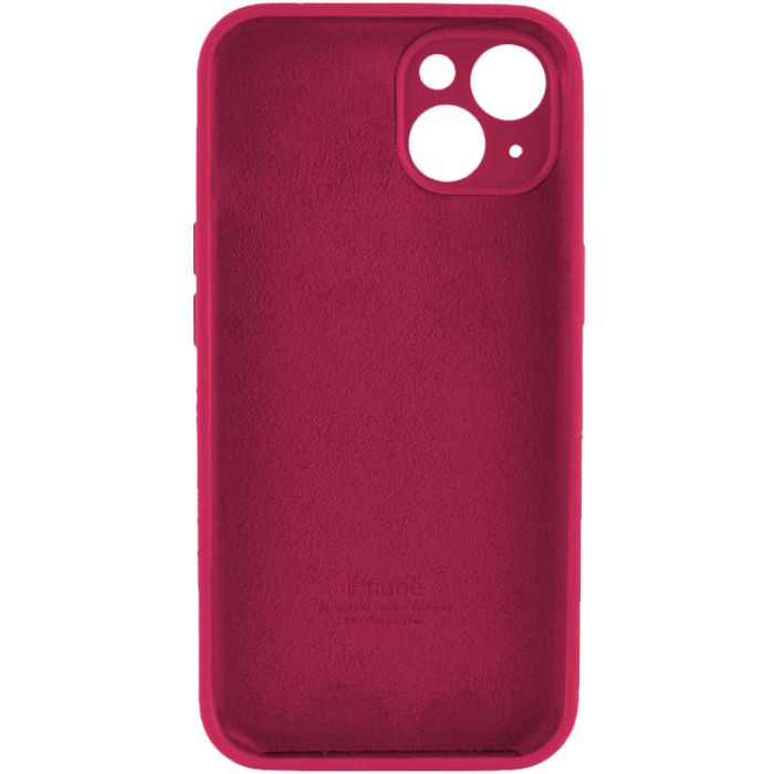 Чохол для смартфона Silicone Full Case AA Camera Protect for Apple iPhone 14 35,Maroon (FullAAi14-35)
