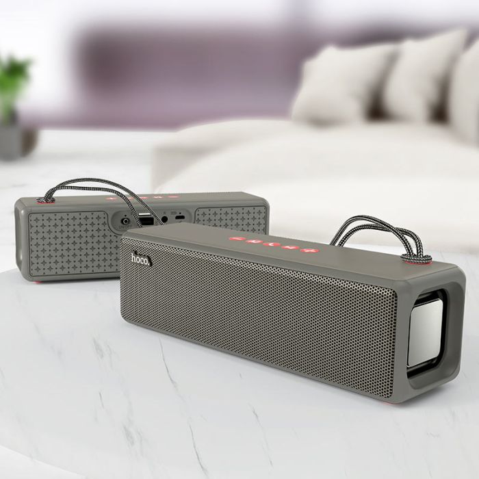 Портативна колонка HOCO HC3 Bounce sports wireless speaker Gray (6931474741646)