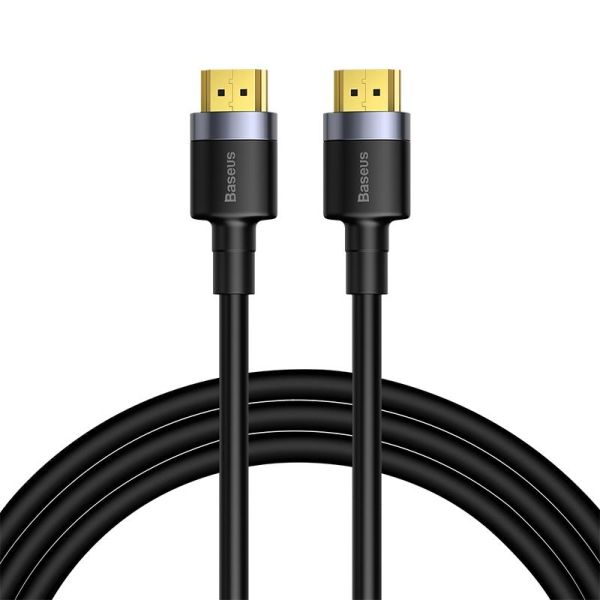 Кабель Baseus Cafule 4KHDMI Male To 4KHDMI Male Adapter Cable 3m Black (CADKLF-G01)